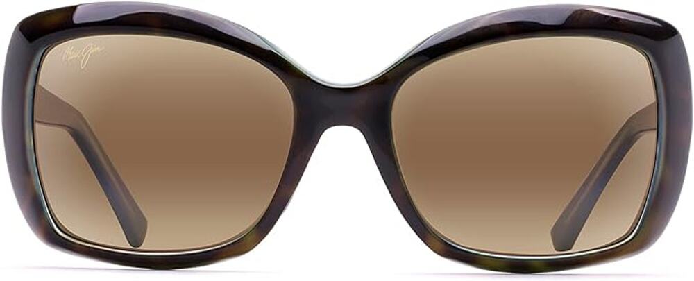 NWT Maui Jim Women's Orchid Polarized Sunglasses, tortoise with peacock-Size M